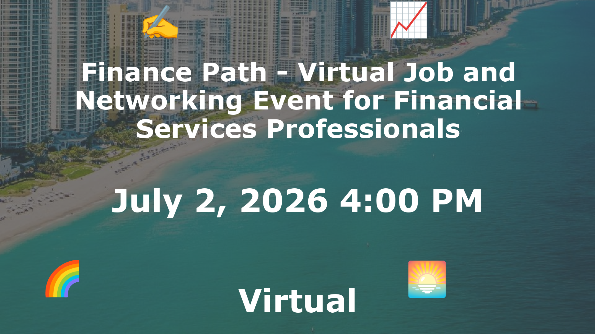 Finance Path - Virtual Job and Networking Event for Financial Services Professionals event image
